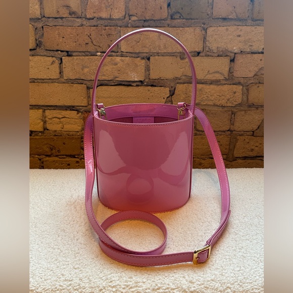 STAUD patent leather Bisset bucket bag - Picture 4 of 7
